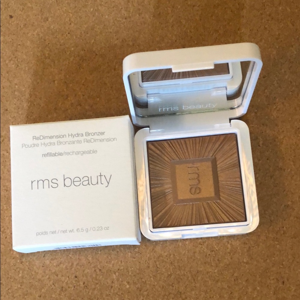 RMS Beauty ReDimension Hydra Bronzer in White Compact NEW Color Tan Lines